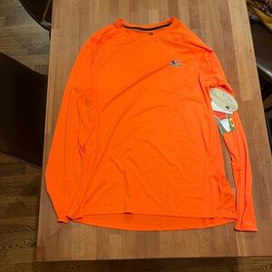 NWT Mossy Oak Blaze Orange Long Sleeve Shirt Hunting
